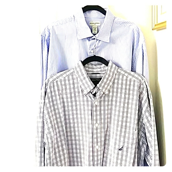 MENS BUTTON DOWN SHIRTS SIZE XL - Picture 1 of 8